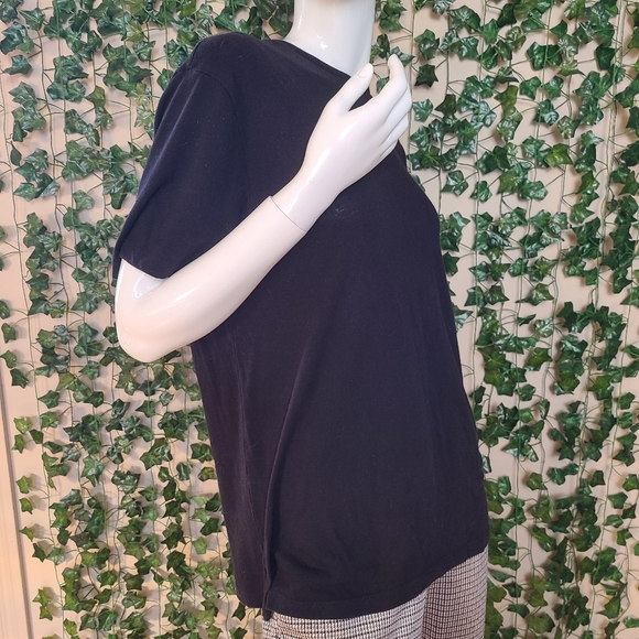 Old Navy Women's Black Soft-Washed T-shirt size M - Picture 6 of 11